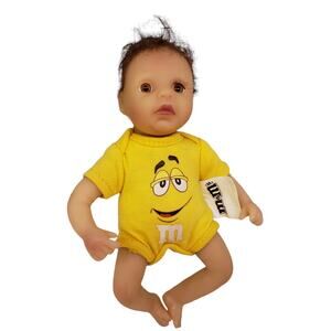 Ashton Drake Mini Reborn Baby Yellow M&Ms Baby
